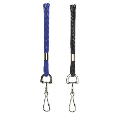 Sicurix Rope Lanyard with Hook, 36", Nylon, Black BAU68909